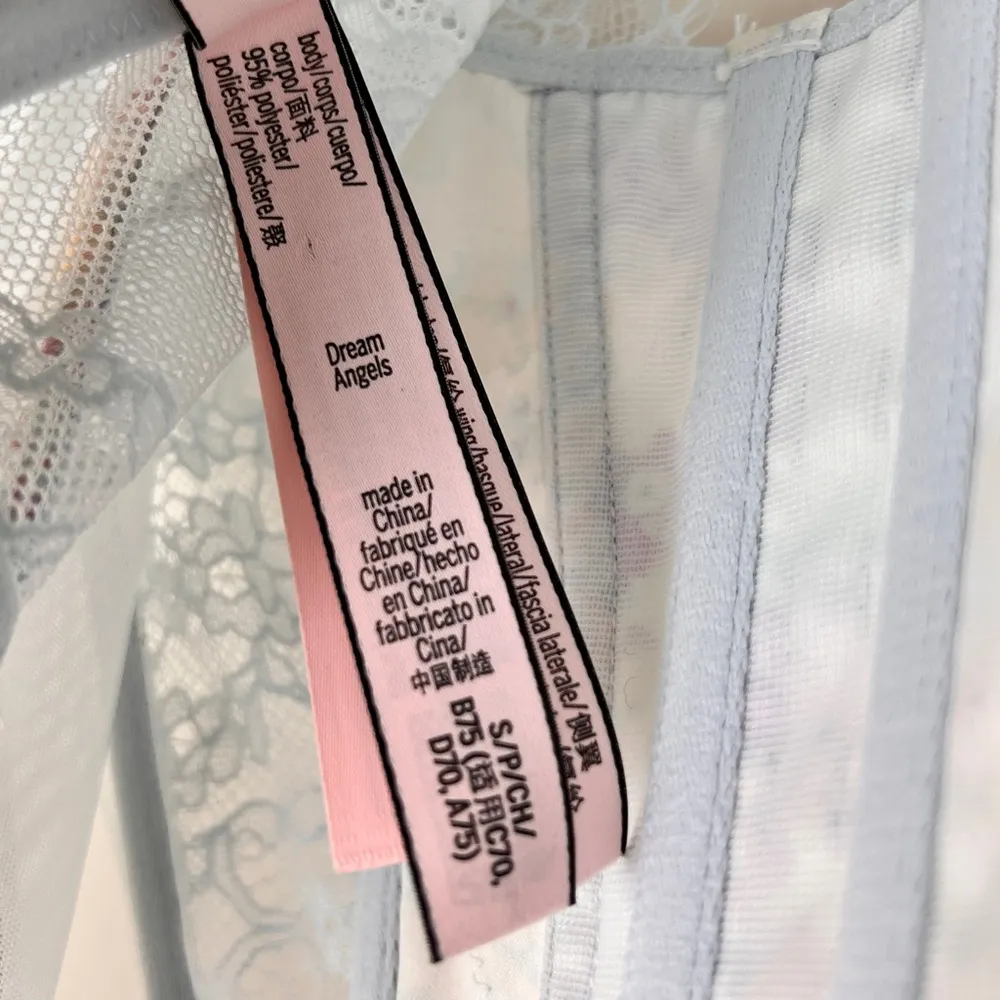 Dream Angels Blue Pastel Lace Corset Bra S Fairy Lingerie - Image 6