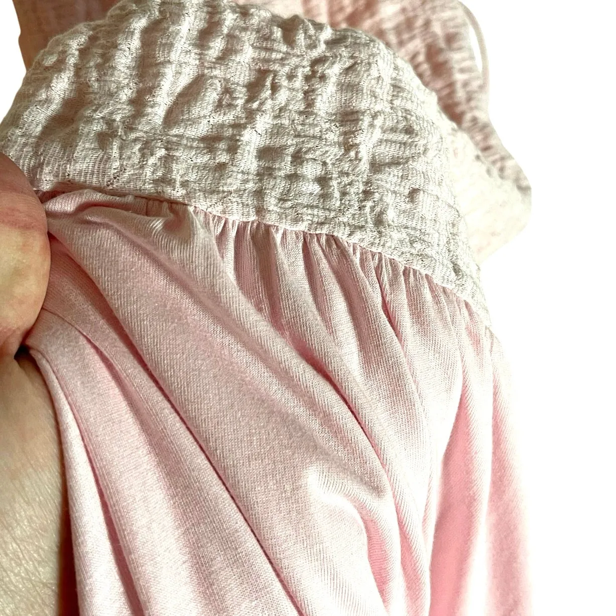 NWT FREE PEOPLE x FREE EST Women’s Sterling Pink Maxi Dress Small - Image 2