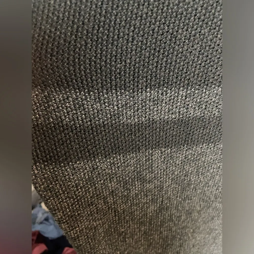 American Eagle Women’s Size Large Hooded Sweater Wool Black Grey Slouchy Knit - Image 7