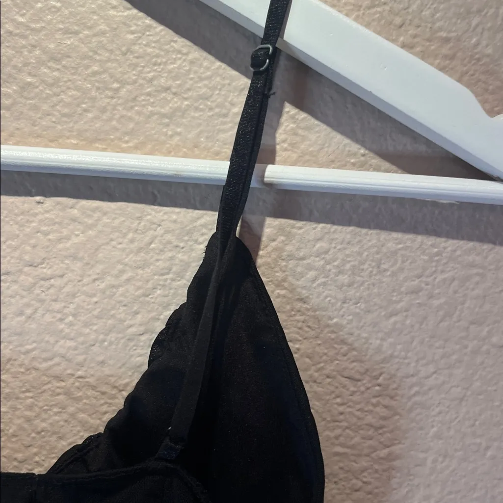 Garage Women’s Black Mesh Bustier Crop Top Tank Top Size XS - Image 8