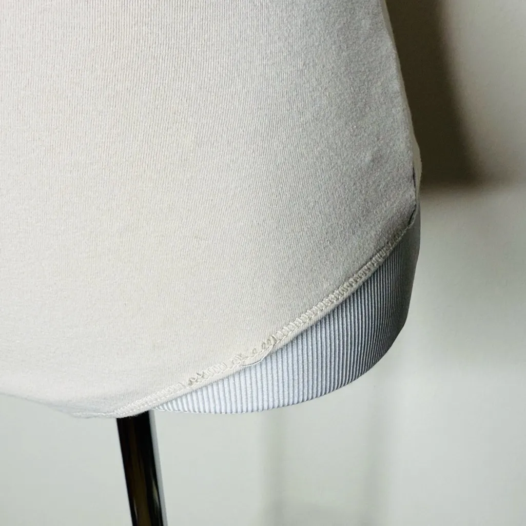 Abercrombie Taupe Short Sleeve Seamless Bodysuit - Image 6