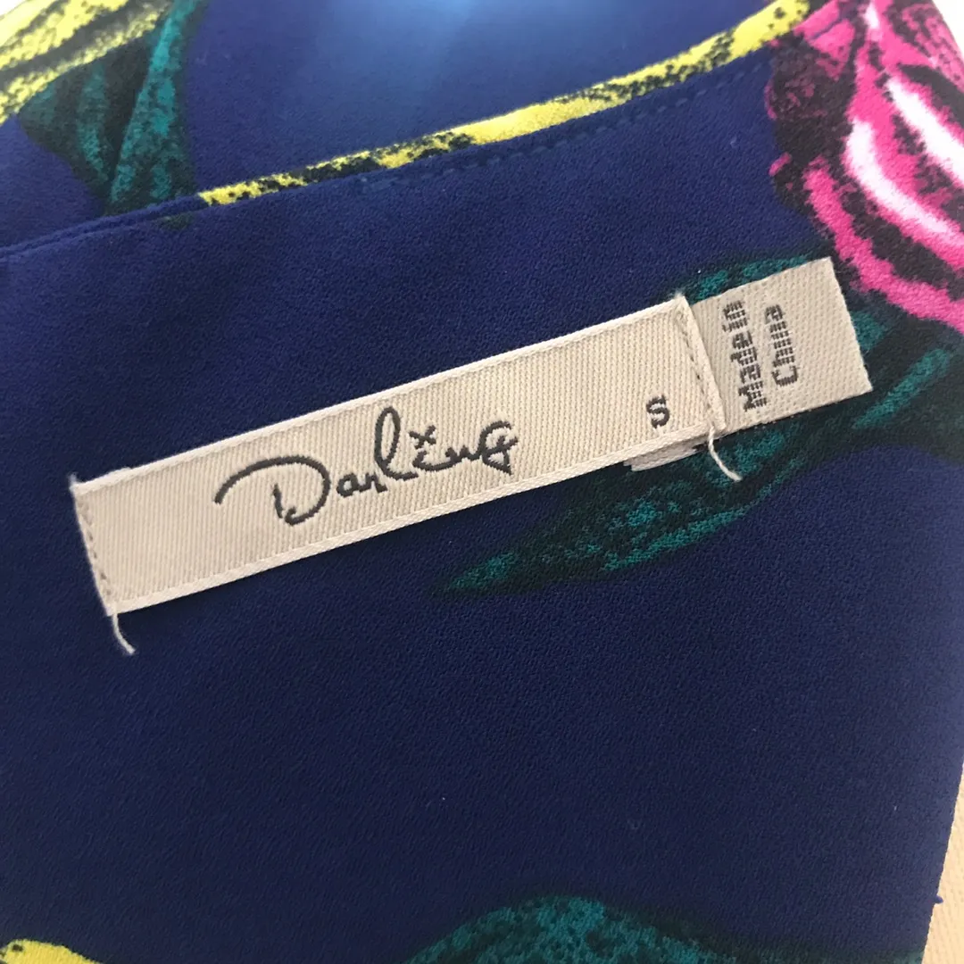 Darling Blue Floral Tea Dress - Image 6