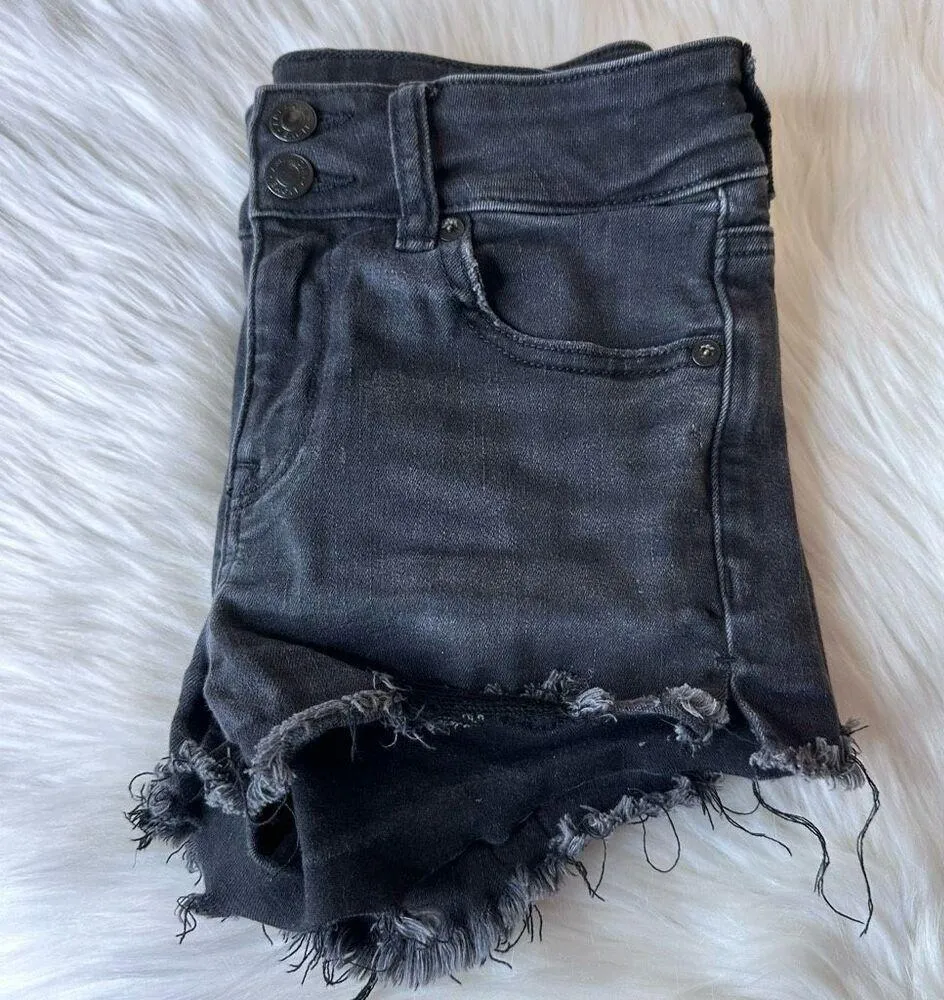 AE Ne(x)t Level Low-Rise Denim Short Shortie Size 4 - Image 10