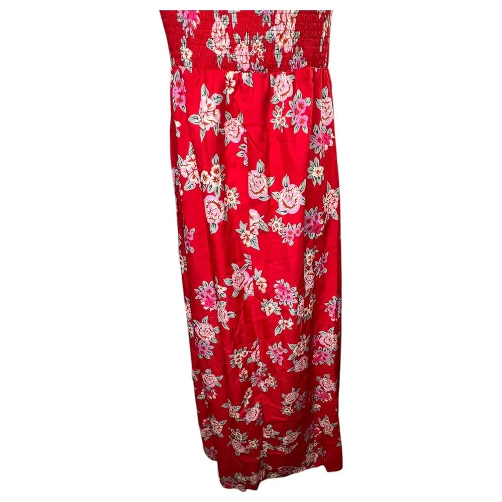 Cupshe Floral Off-Shoulder Flutter Sleeve Maxi Dress Size M - Image 6