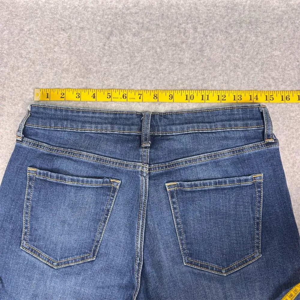 Gap Women's Size 6 Blue Denim Cut-Off Crop Shorts Casual Summer - Image 10