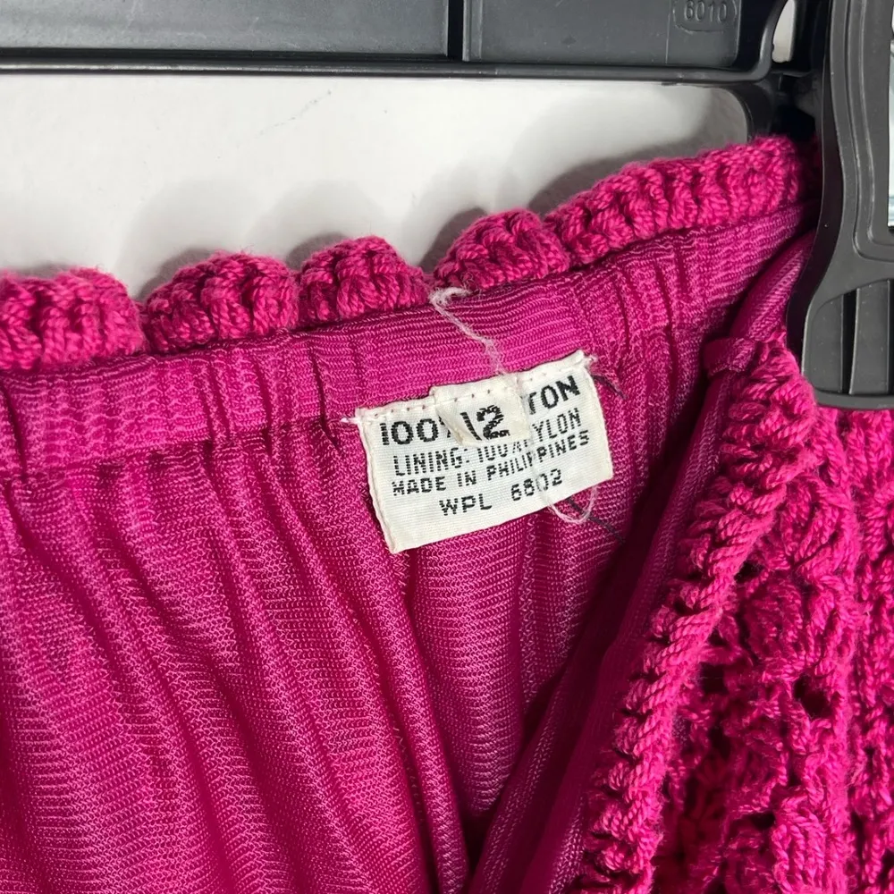 Vintage GEM crochet Skirt & Top Size 12 - Image 6