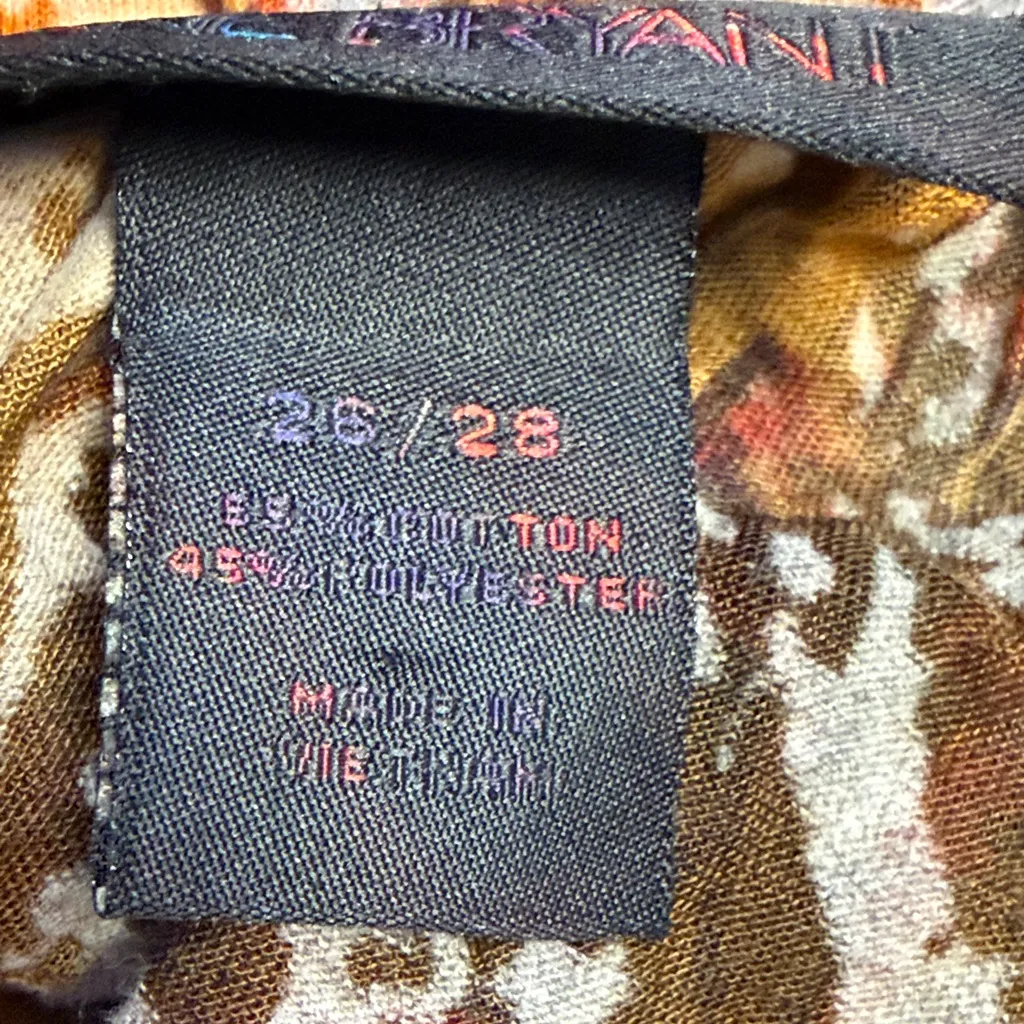 Lane Bryant Zebra Print Blouse in Brown and Orange - Image 4