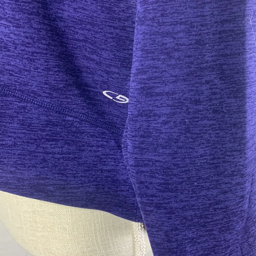 C9 by Champion Duo Dry Lightweight Cropped Blue Violet Sweatshirt Size M… - Image 5