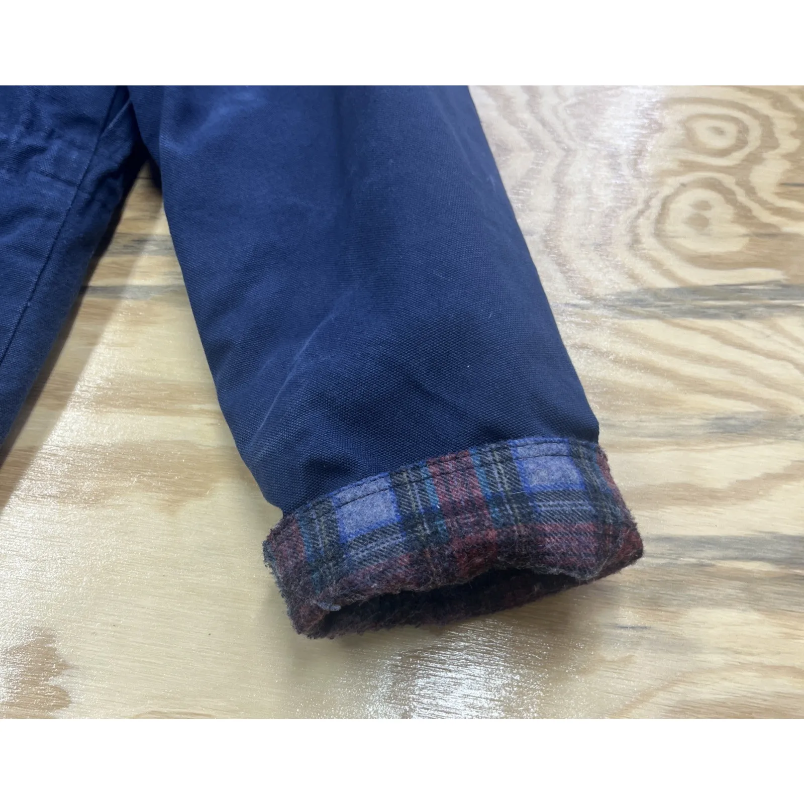 Berne Heavy Work Duck Canvas Chore Coat Jacket Womens Large Pockets Blue - Image 8