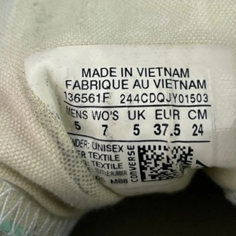 Converse Chuck Taylor All Star Hi Beach Glass Green High Top Sneakers Shoes 7 - Image 6