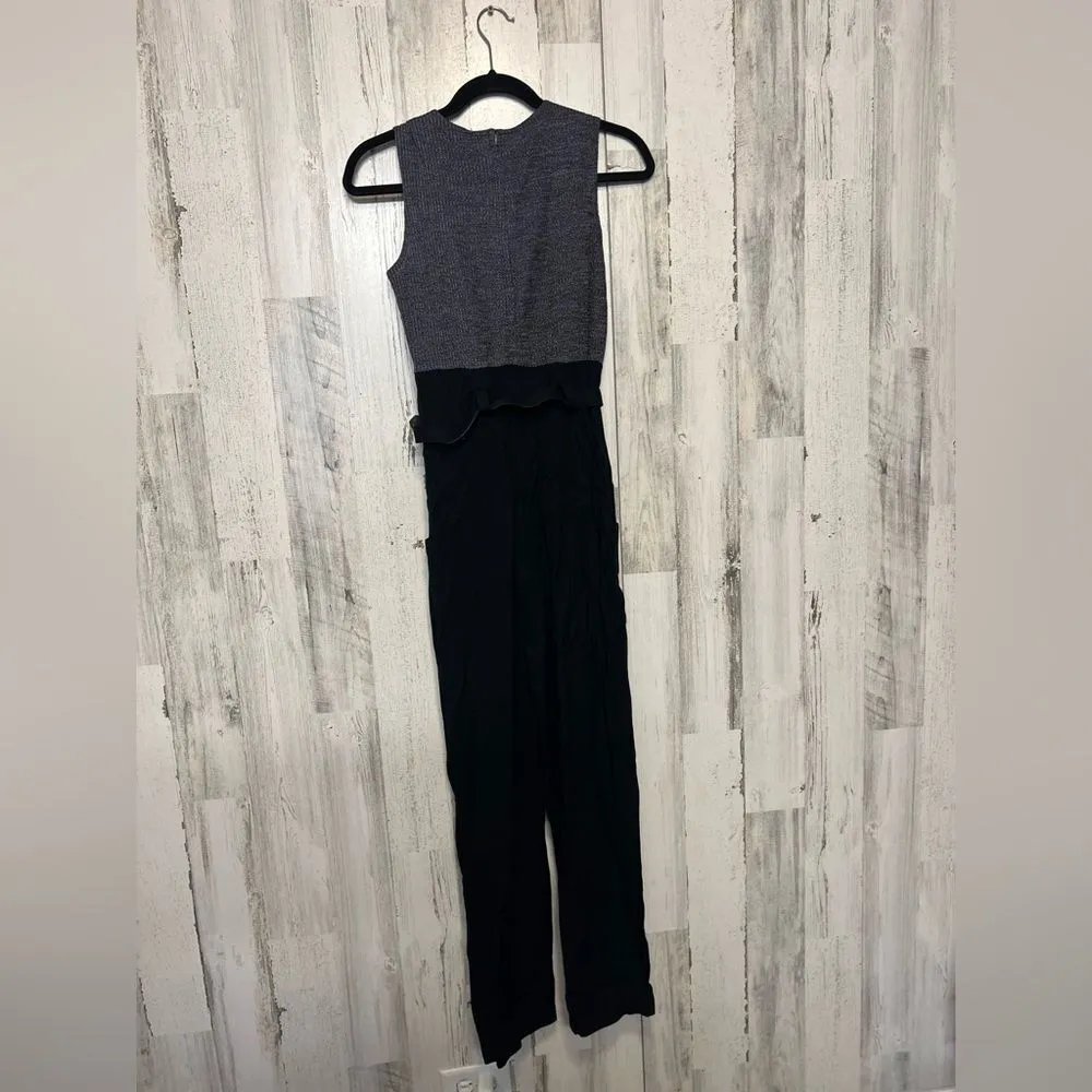 Jumpsuit with belt Gray Size 6 - Image 5