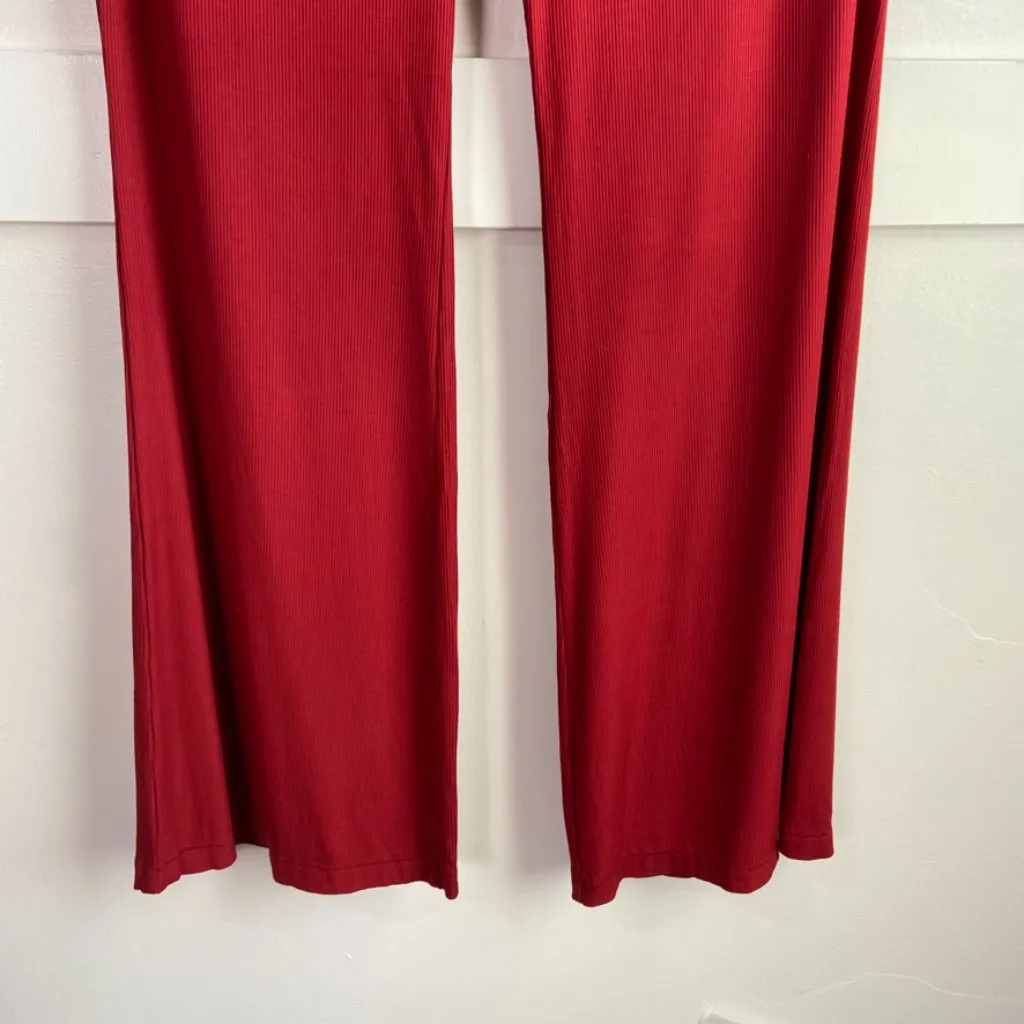 NWOT Skims Brick Red Soft Lounge Ruched Pants - Image 11