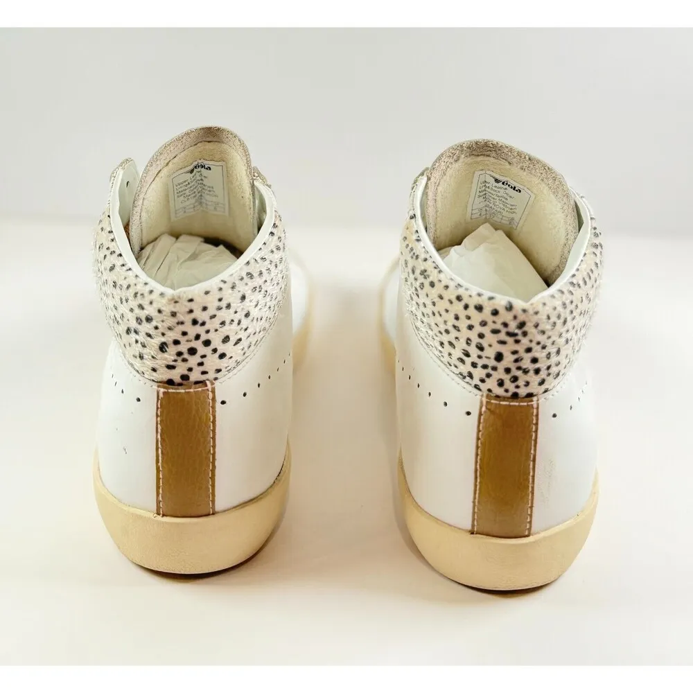 Gola Nova High Safari Womens Shoes White Leather Casual Sneakers CLB196 Size 6 - Image 5