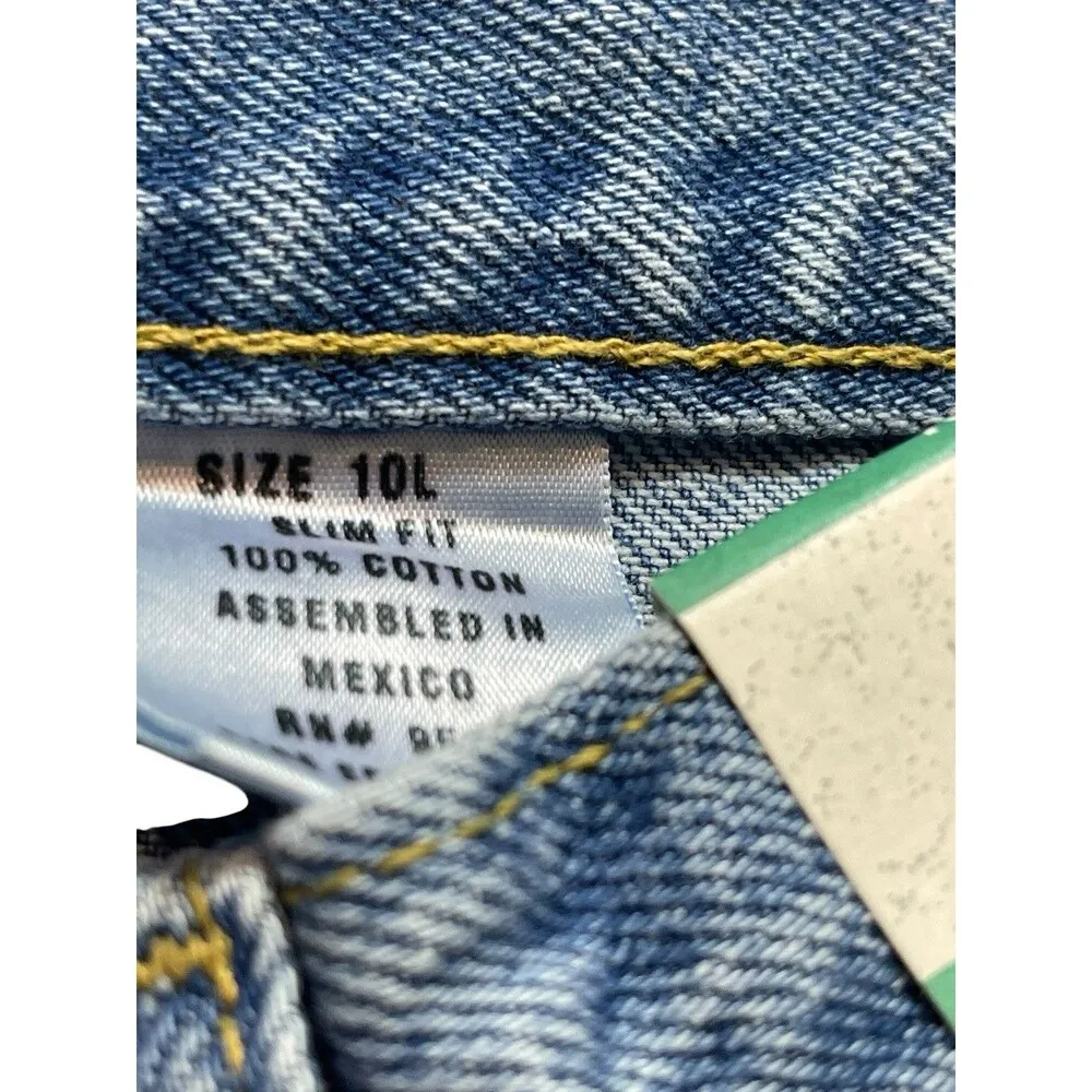 LA Blues High Waisted 90s Mom Jeans Straight Leg Size 10L  Slim Fit NWT - Image 11