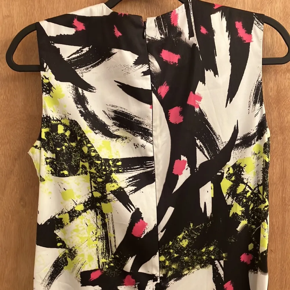 Catherine Malandrino  paint splash print sheath dress - Image 10