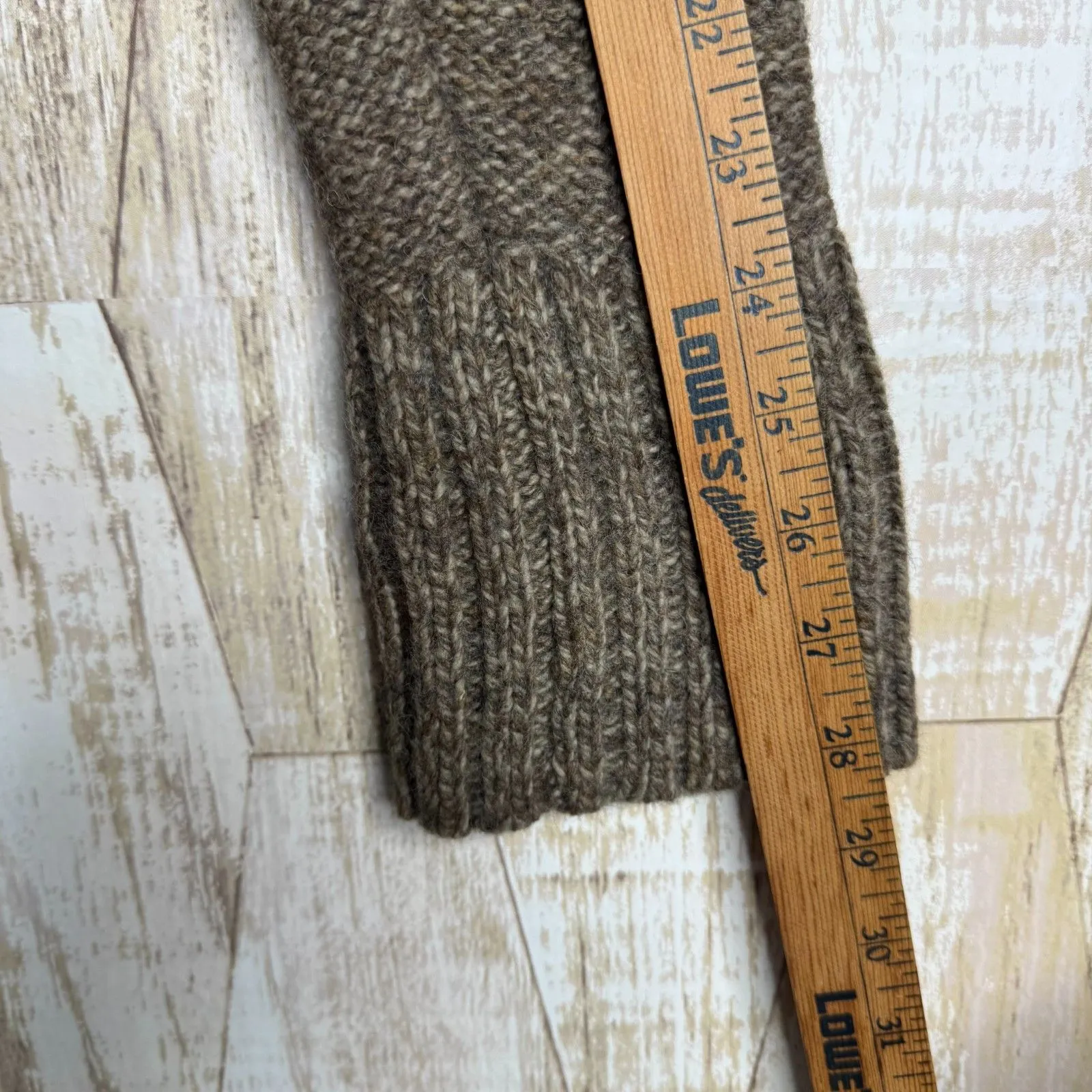 Gander Mtn Guide Series 1/4 Zip Hooded Wool Blend Sweater‎ Purple XL Lagenlook - Image 8