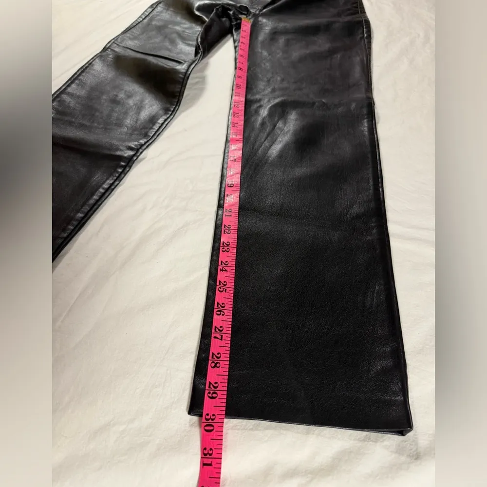 Aritzia Wilfred The Melina High Waisted Black Vegan Faux Leather Pants 2 - Image 11