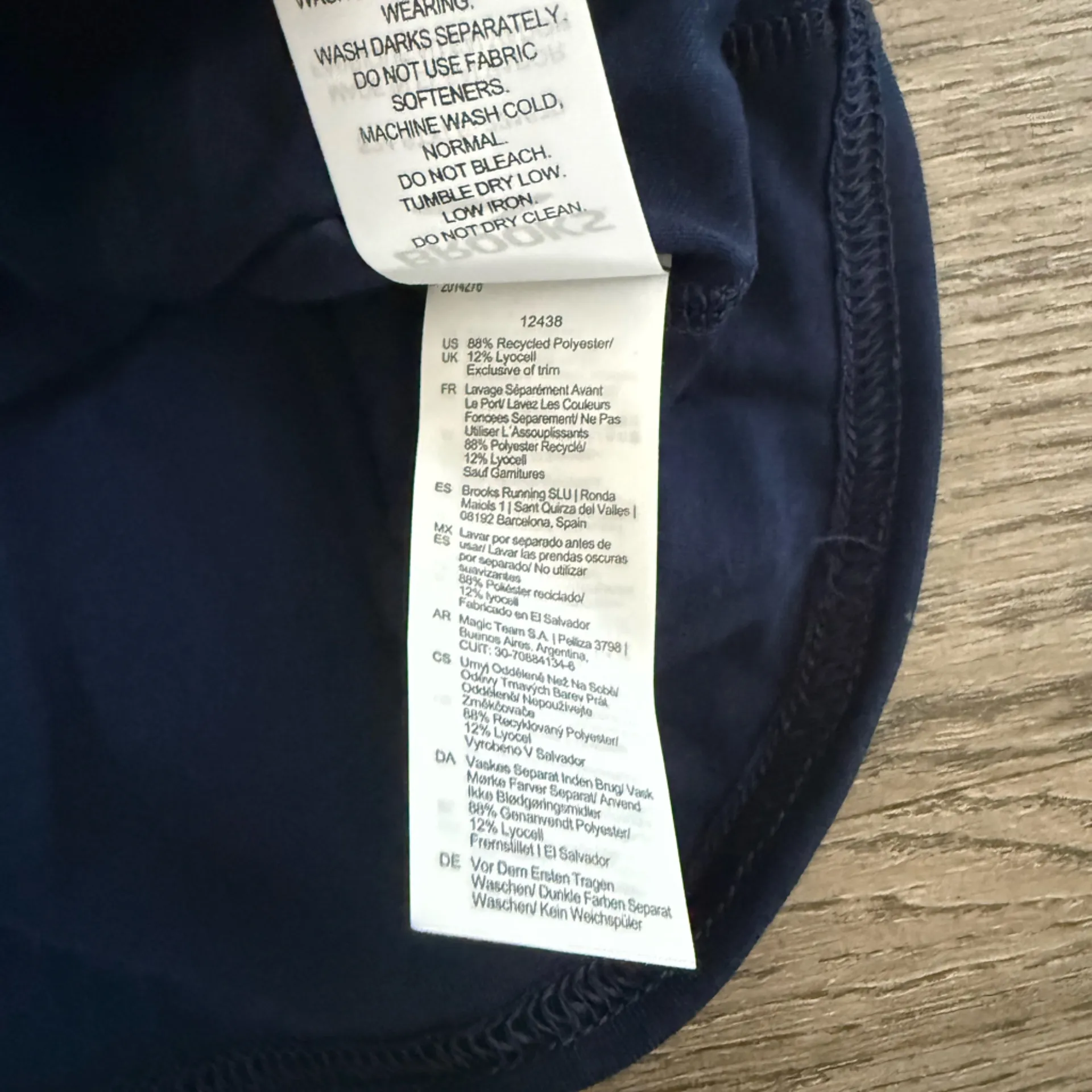 Brooks Women's Run USA Distance Tank 3.0 - Size L‎ - Navy Blue - NWT - Image 10