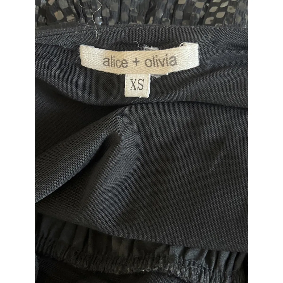 Alice + Olivia Fit and Flare Tank Dress Black Size XS - Image 5