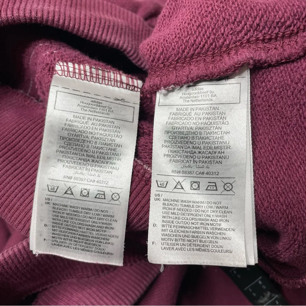 Adidas x Peloton Unisex Sweatshirt Jogger Tracksuit Set Victory Crimson Small S - Image 8