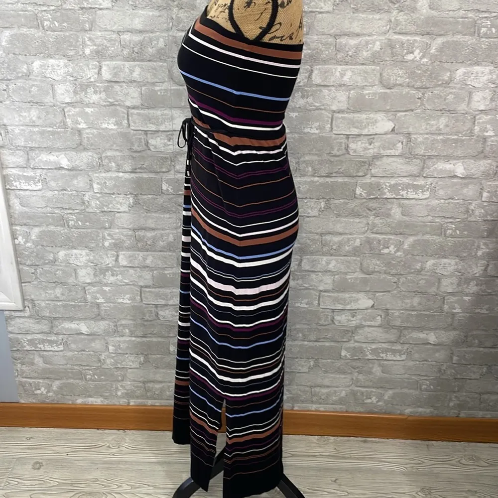 White House Black Market Convertible Strapless Striped Dress/Skirt - Image 5