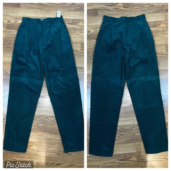 Super Cool New Vintage 90s Cambridge High Rise Tapered Leg Corduroys! - Image 2