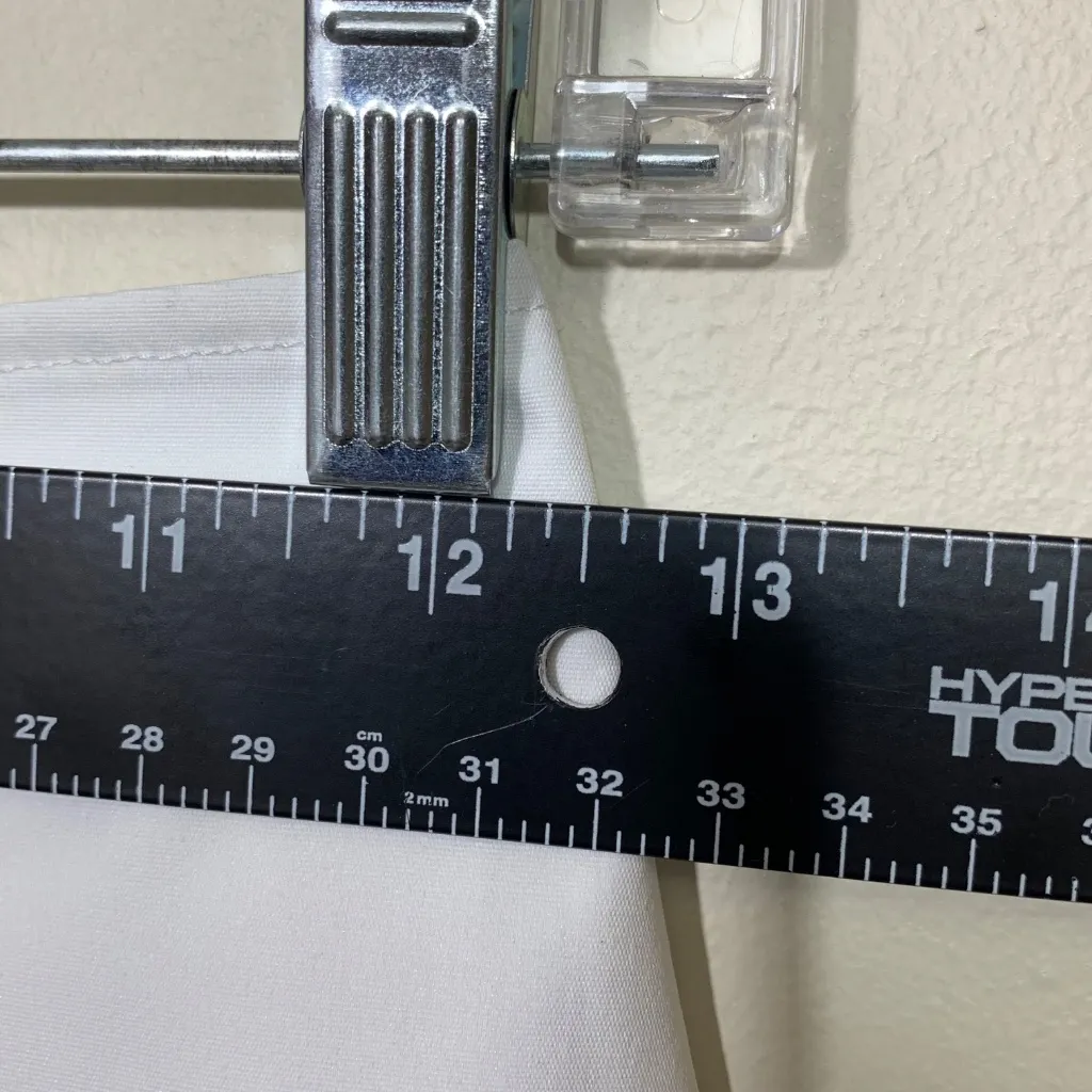 SHEIN White Mini Skirt XS US 2 Front Slit Bodycon Stretchy High Waist - Image 3