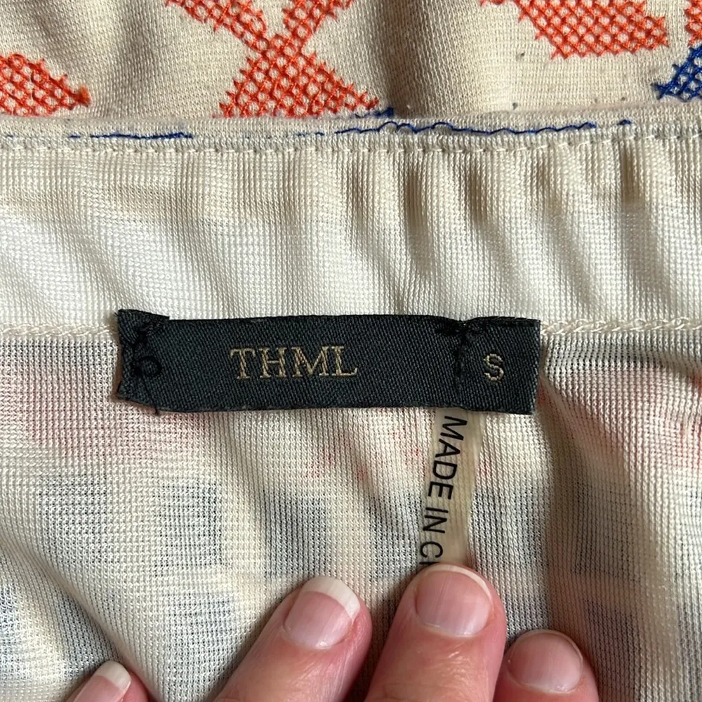 Aztec Embroidered Mini Skirt   Size Small - Image 3