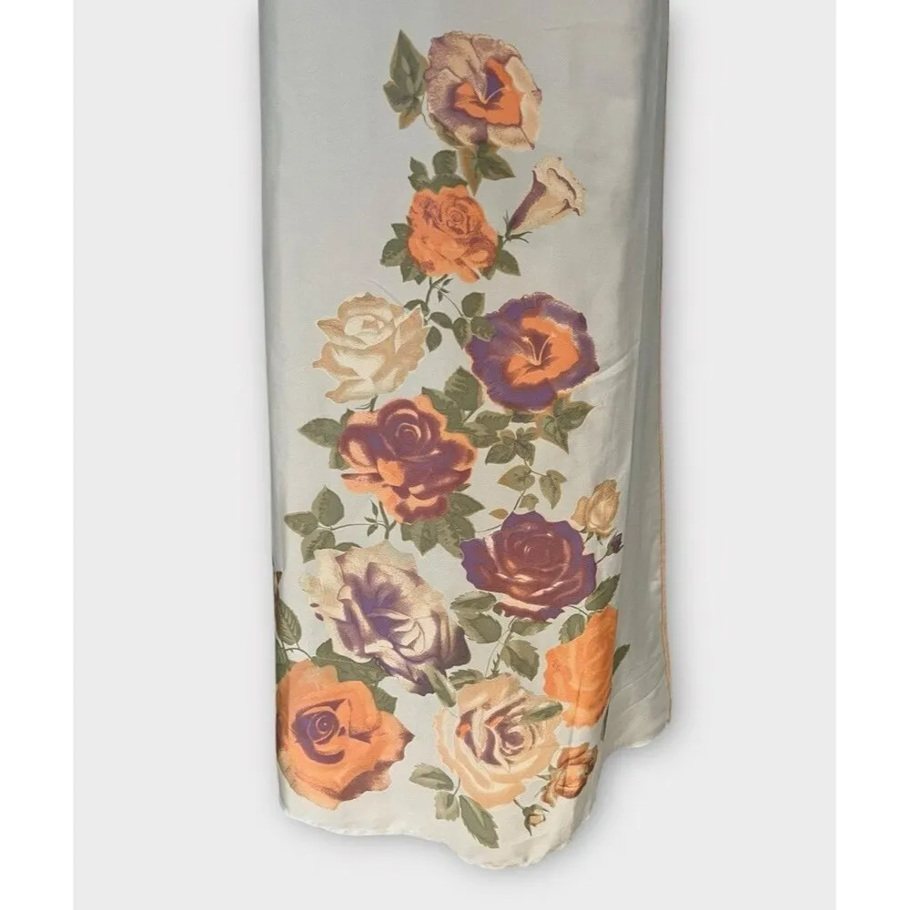 Free People Intimately Just Dreamy Maxi Slip Dress Sky Combo Airbrush Floral S - Image 5