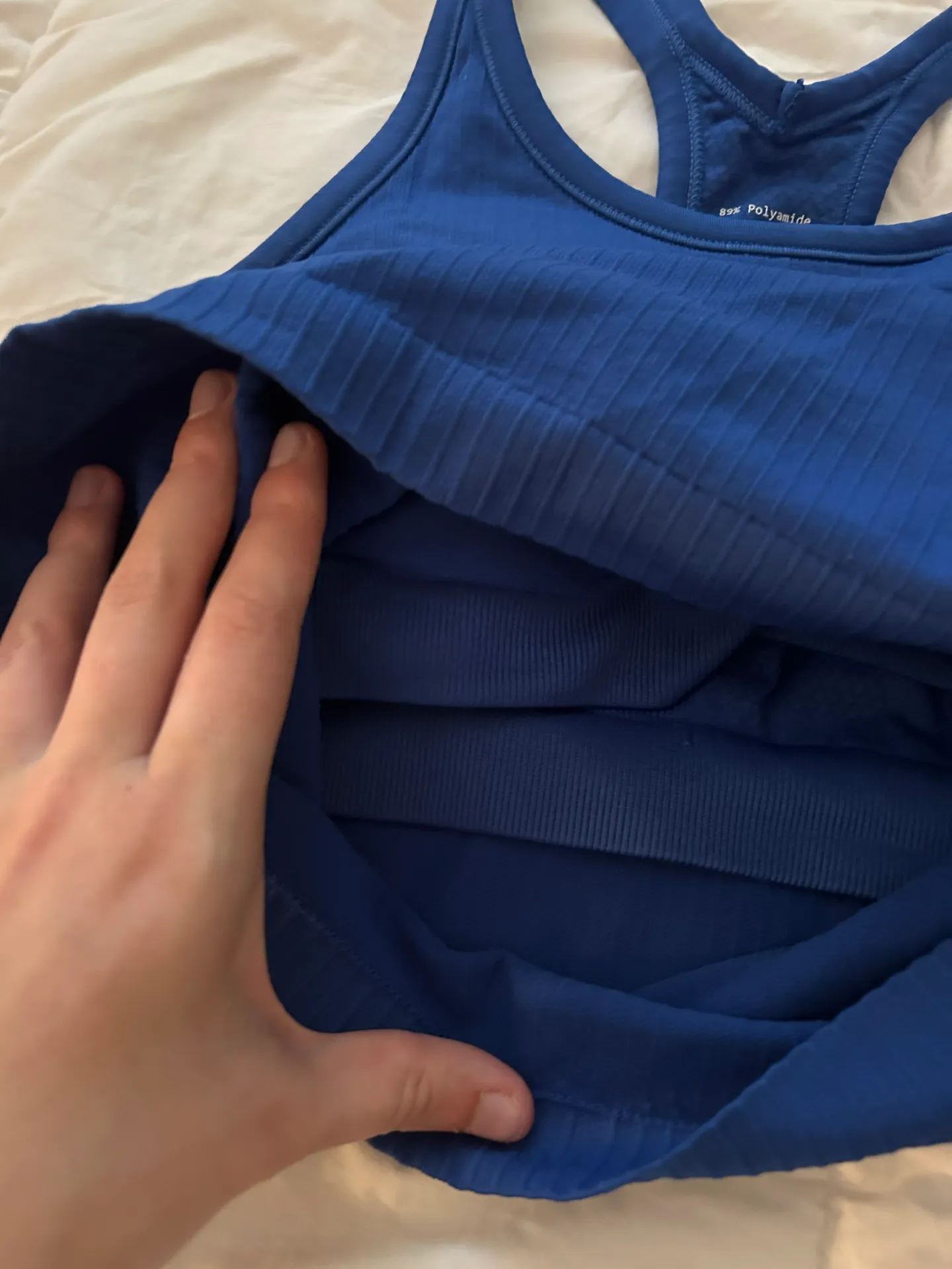 SheIn Blue Workout Tank - Image 2