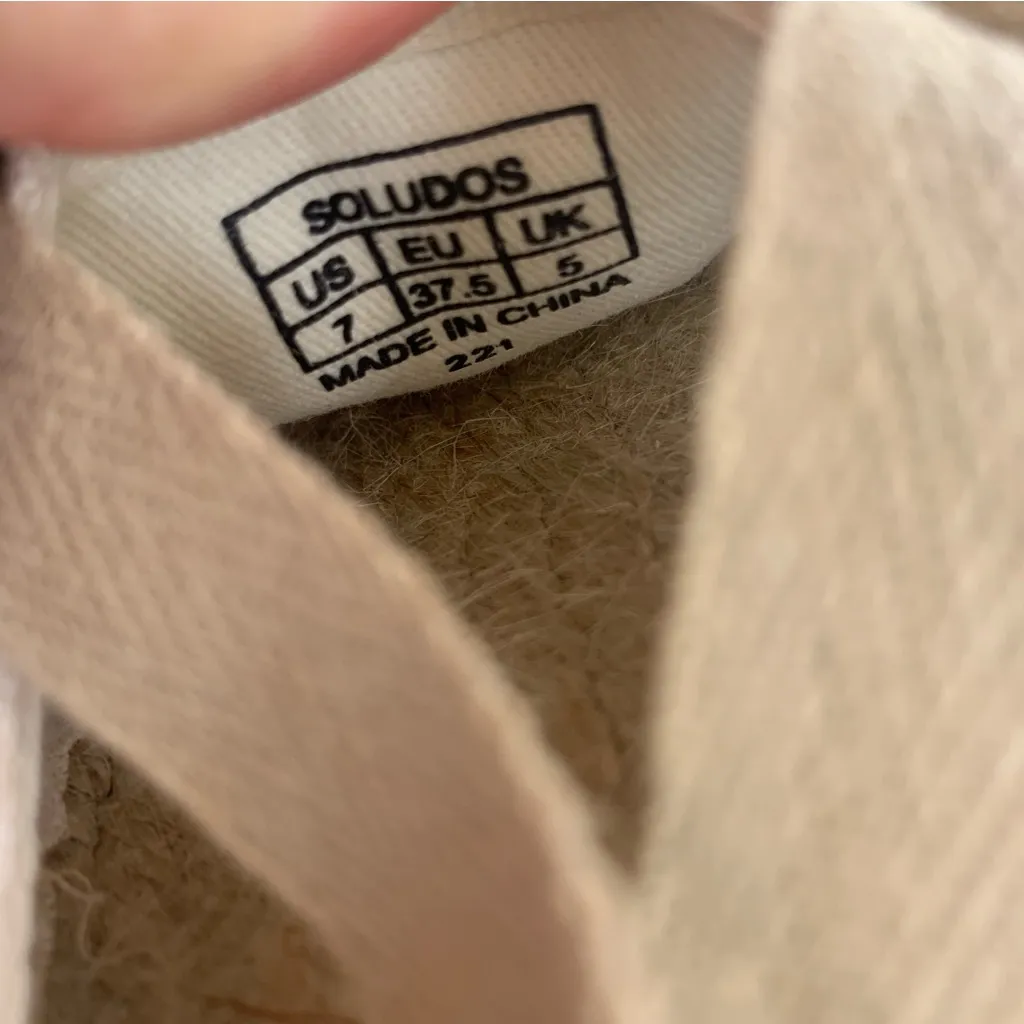 Soludos Espadrille Lace-up Flats - Size 7 - Image 7
