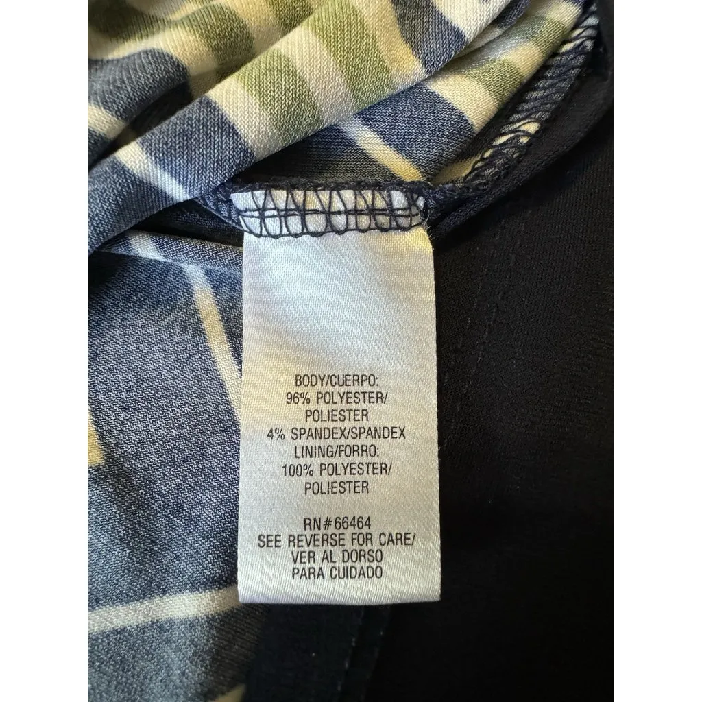 Sandra Darren Shift Dress Women Size 12 Stretch Midi Modest Wedding Guest Career - Image 9