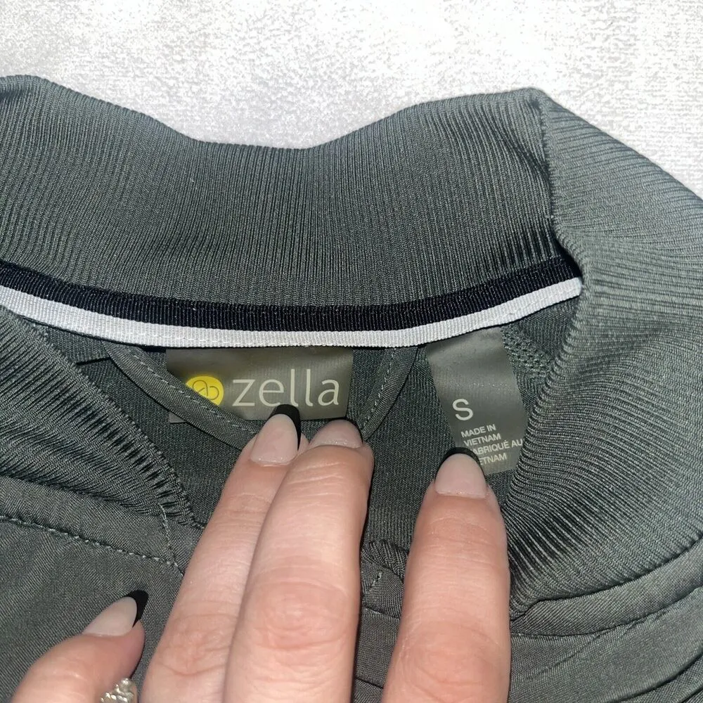 Zella Yoga Green Small Full Zip Athletic Jacket - Image 4