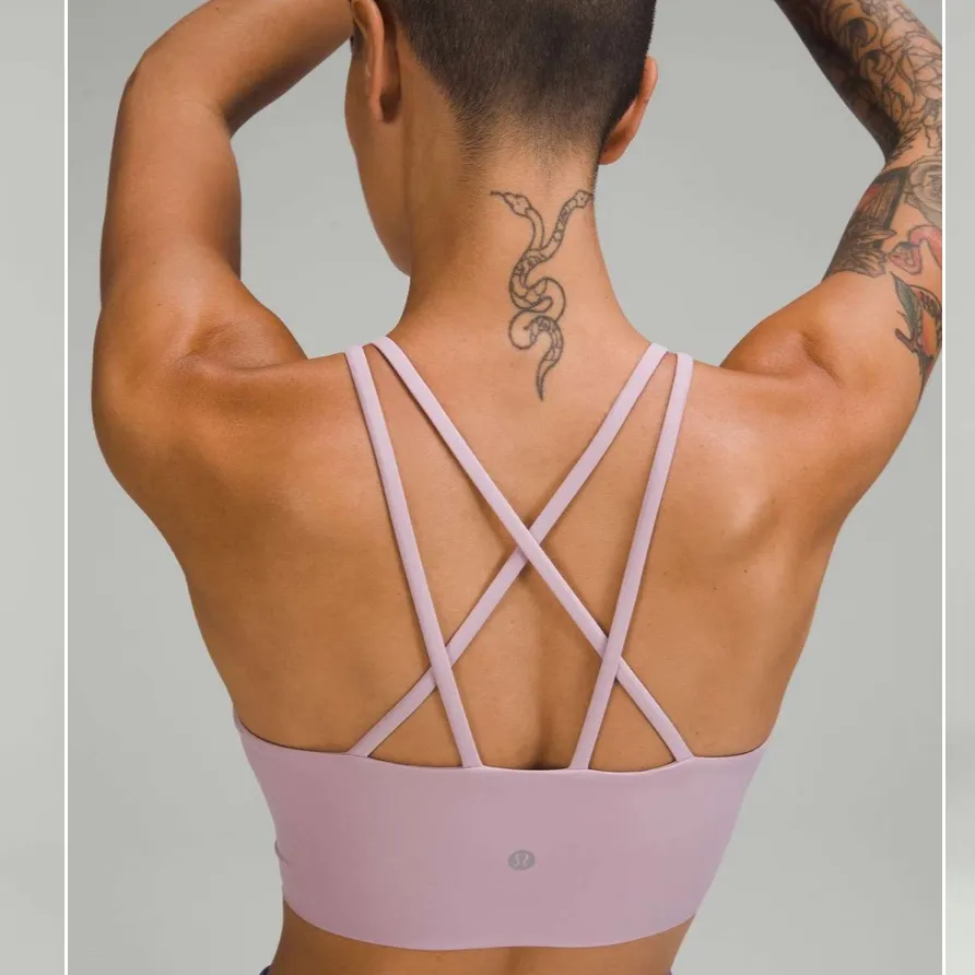 Lululemon Like A Cloud High Neck Longline, Dusty Rose - Image 6