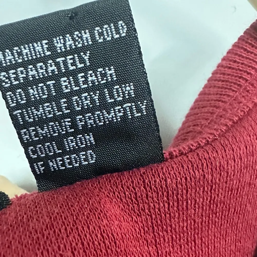 Reference Point New York Snap Up Burgundy Knit Long Sleeve Knit Cardigan Medium - Image 8