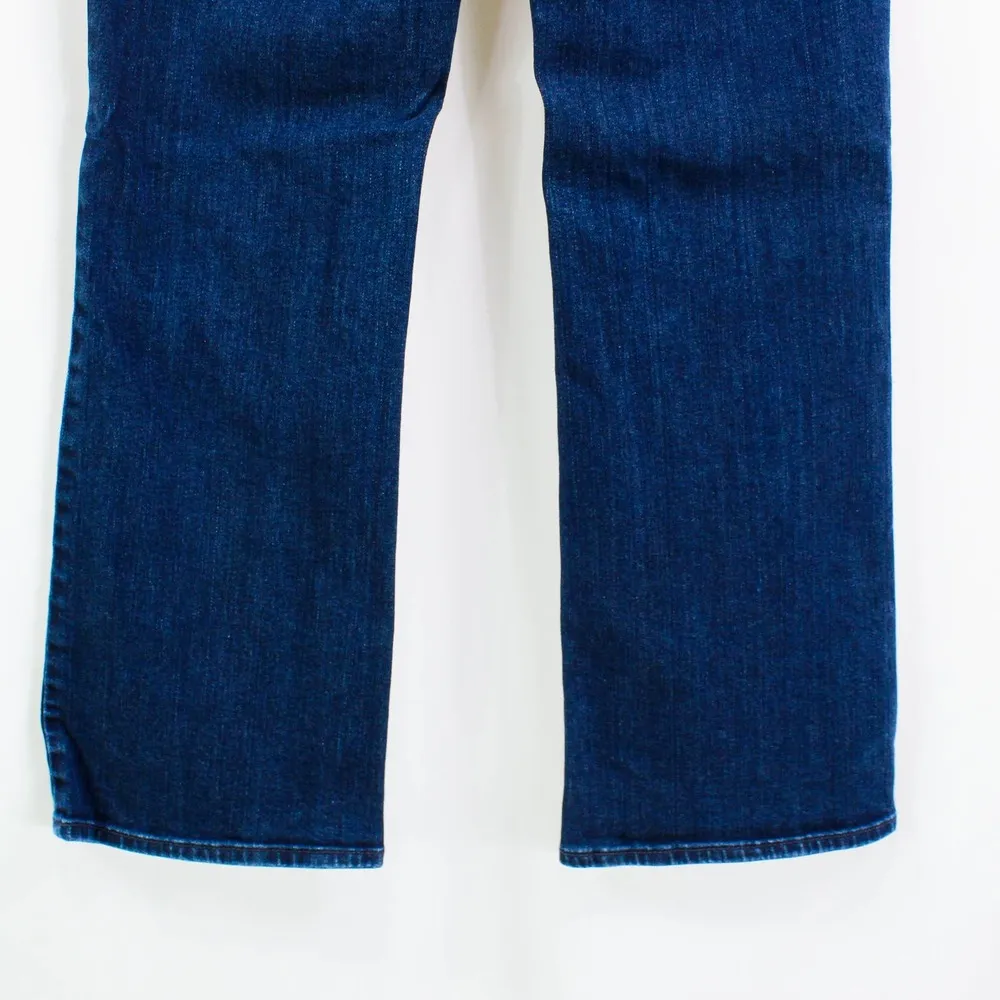 COLDWATER CREEK Blue Dark Wash Bootcut Stretch Jeans - Image 8