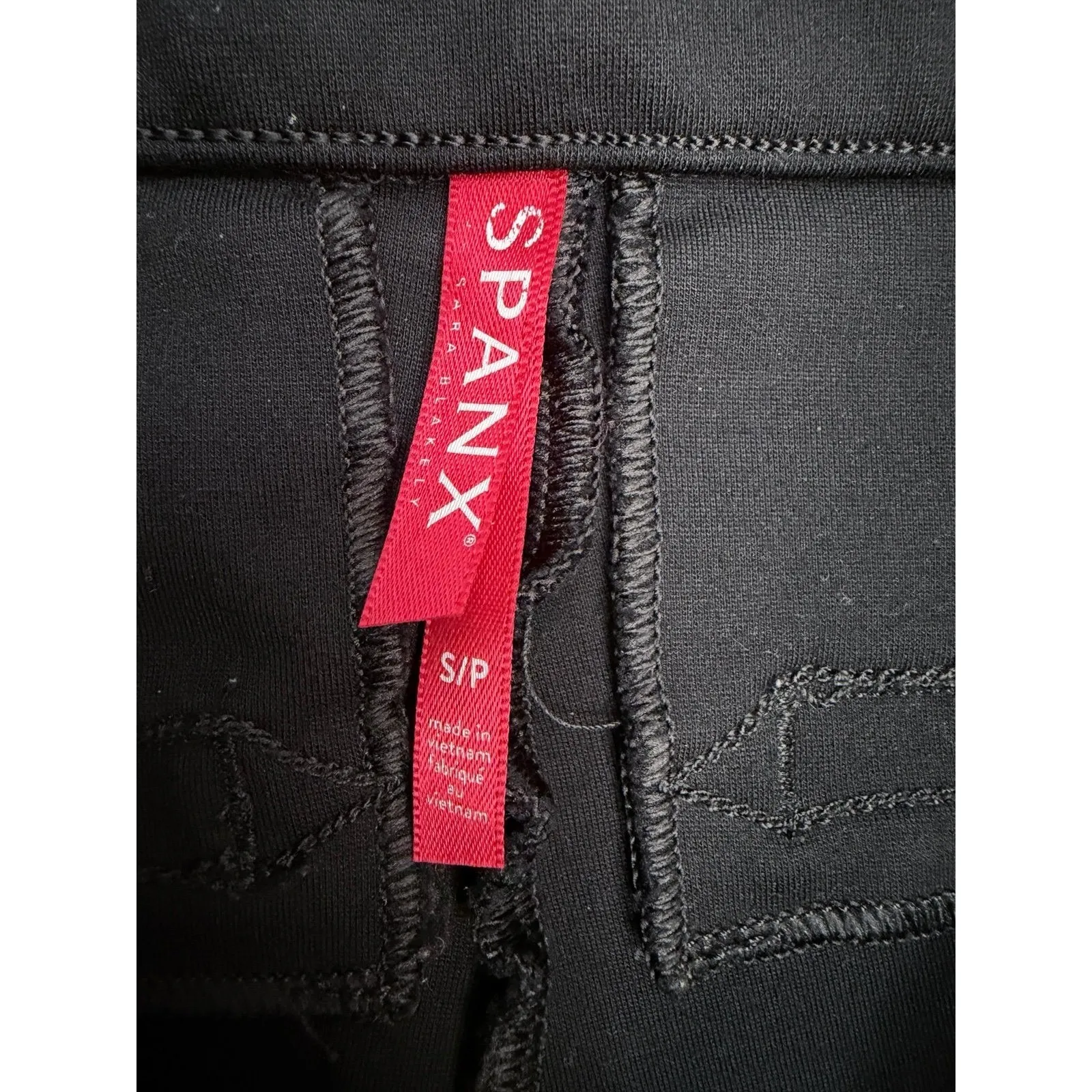 Spanx The Perfect Black Pant Back Seam Skinny Ankle Pants‎ Women's S Petite** - Image 6