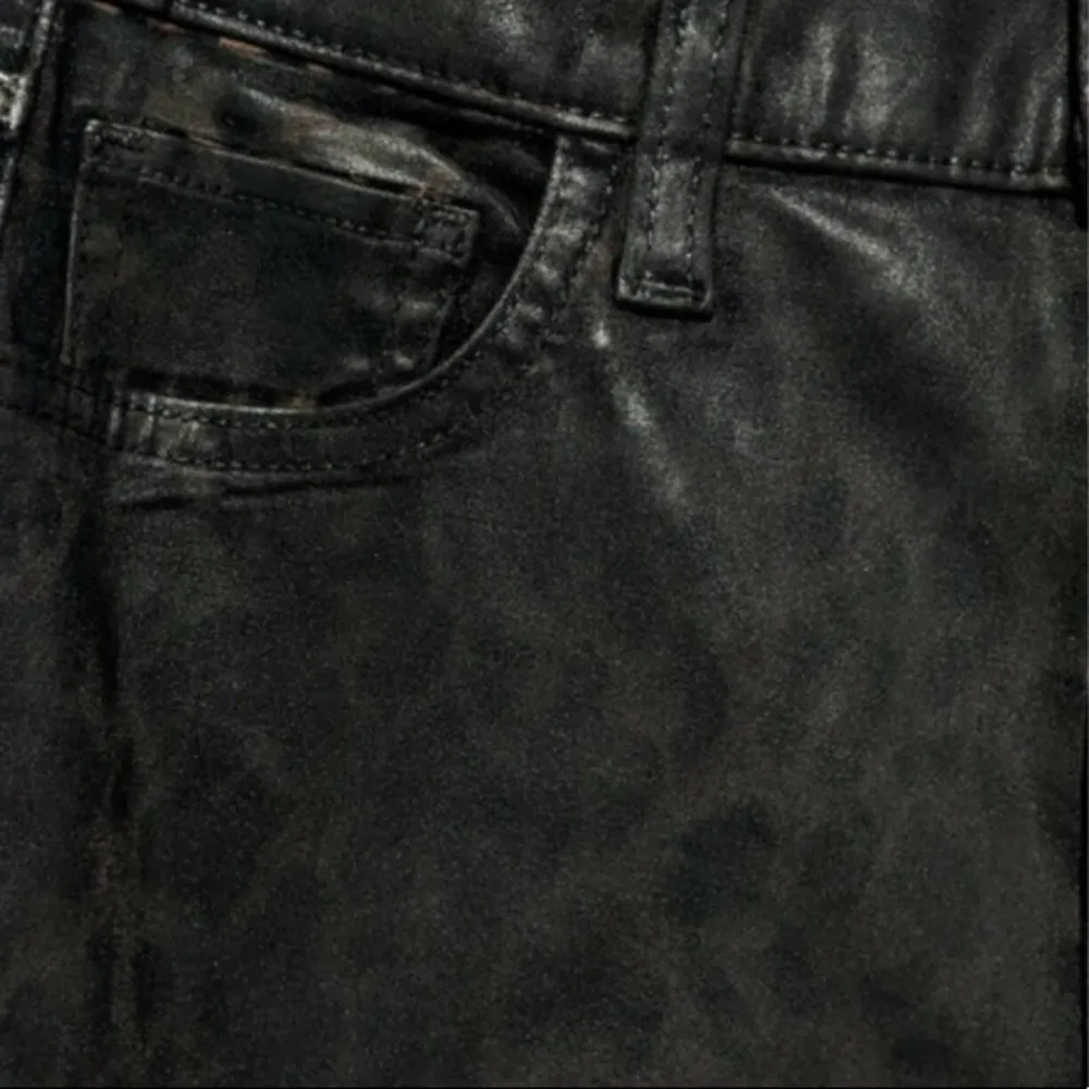 JOE’S Jeans The Charlie High Rise Coated Faux Leather Skinny Ankle Jeans 25 NWT - Image 6