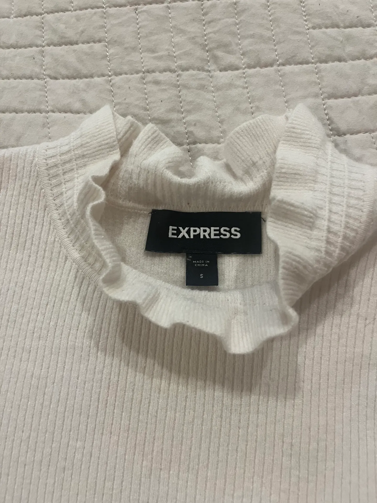 EXPRESS Peplum Sweater Tank - Image 3