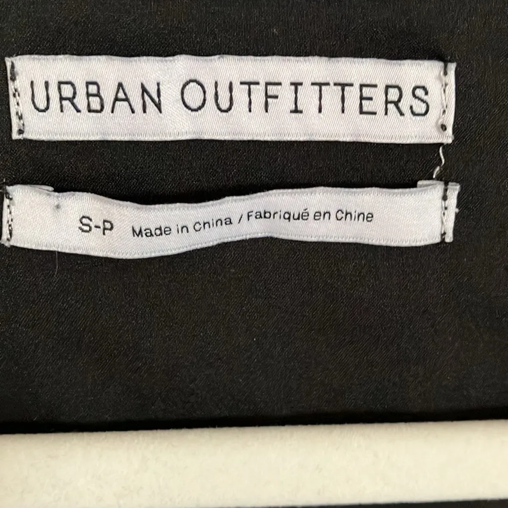 Urban Outfitters: Black Satin long sleeve Blazer with double tie front-XS - Image 2