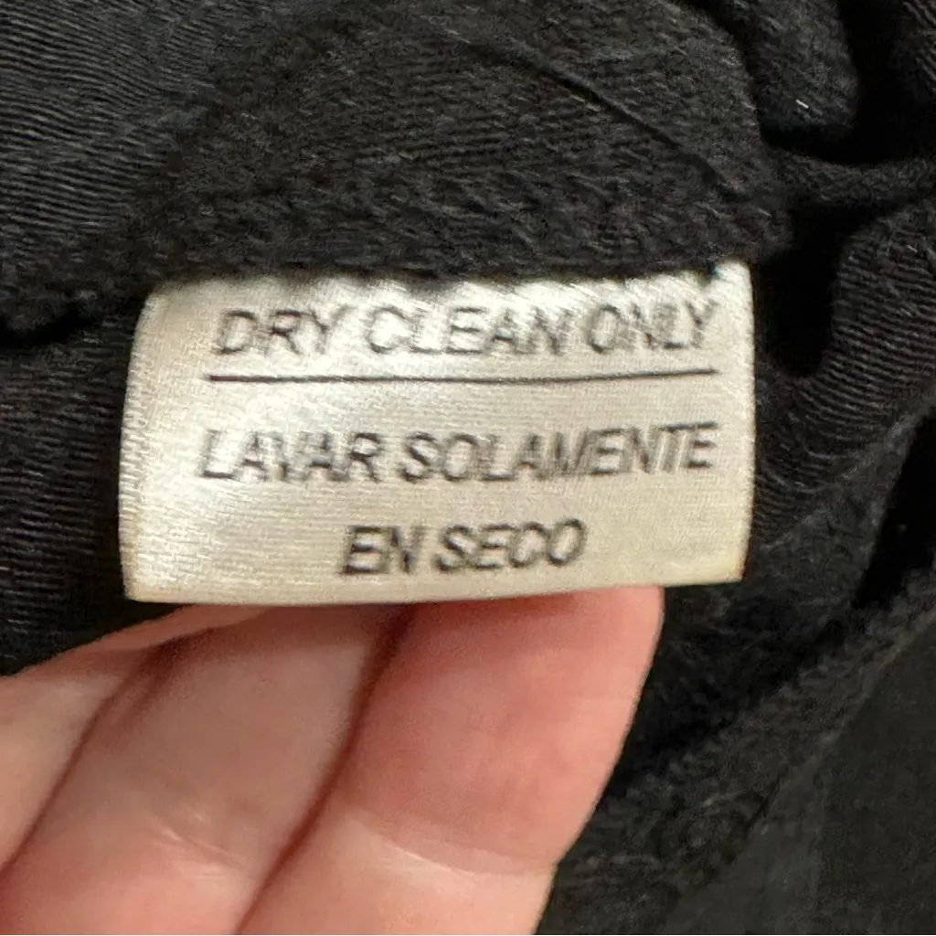 Worthington Women’s Black Embroidered Flat Front Dress Pants 10 Whimsigoth - Image 10