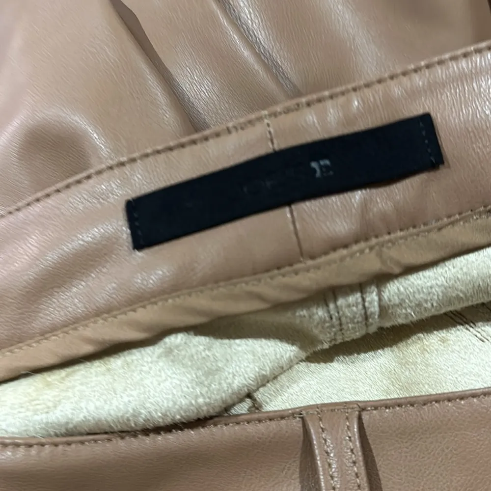 NWT JOE'S THE HONOR HIGH RISE VINTAGE STRAIGHT ANKLE JEANS  VEGAN LEATHER - Image 9