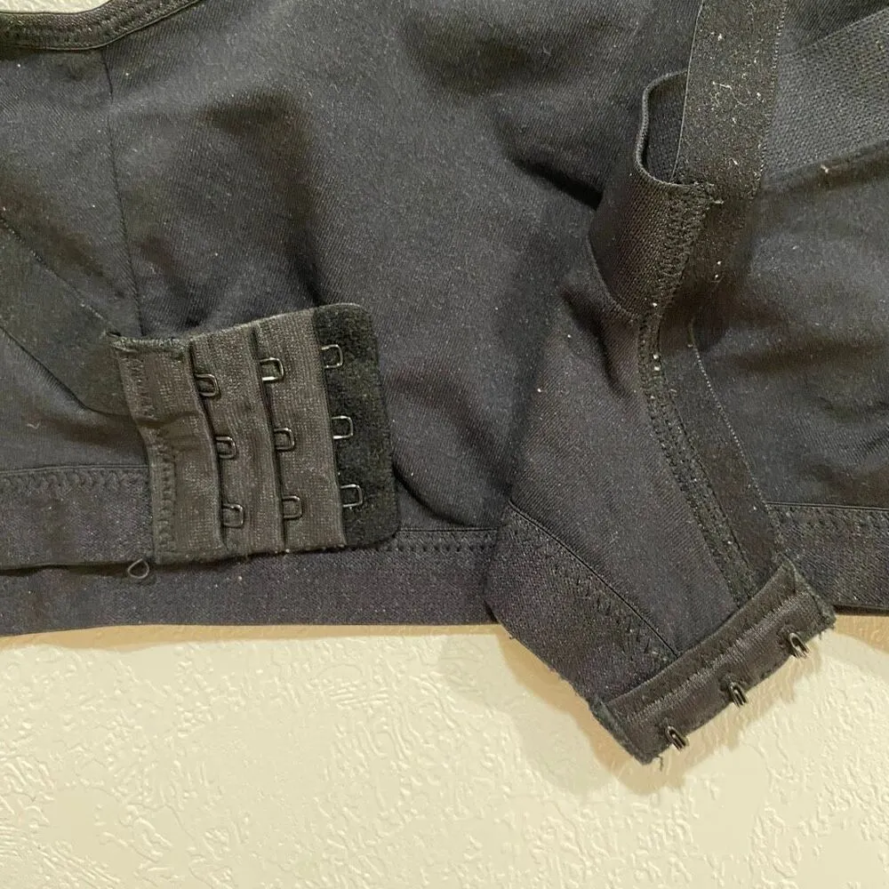 Felina Women’s XL Black Seamless Bralette Adjustable Straps Comfort Lounge Bra - Image 6