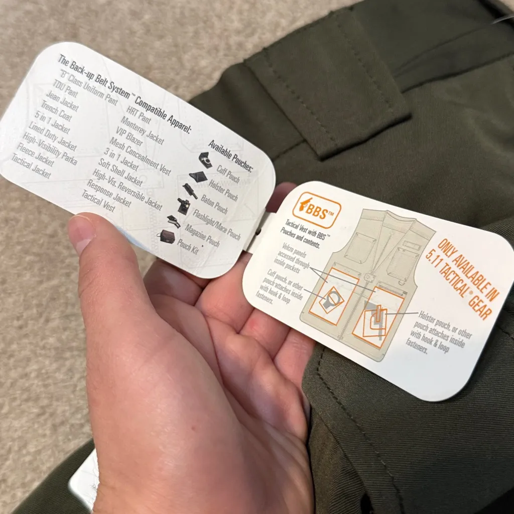 5.11 Tactical Green BBS Straight Leg Pants Size 24 - Image 7