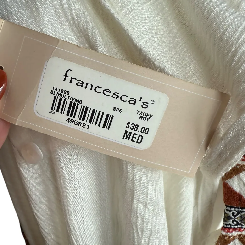 NWT‎ Alya Western Sleeveless Blouse Sz M - Image 8