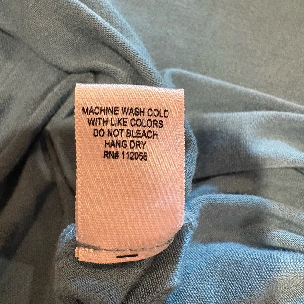 ZENANA Greenish blue V-Neck Short Sleeve
Top Small - Image 8