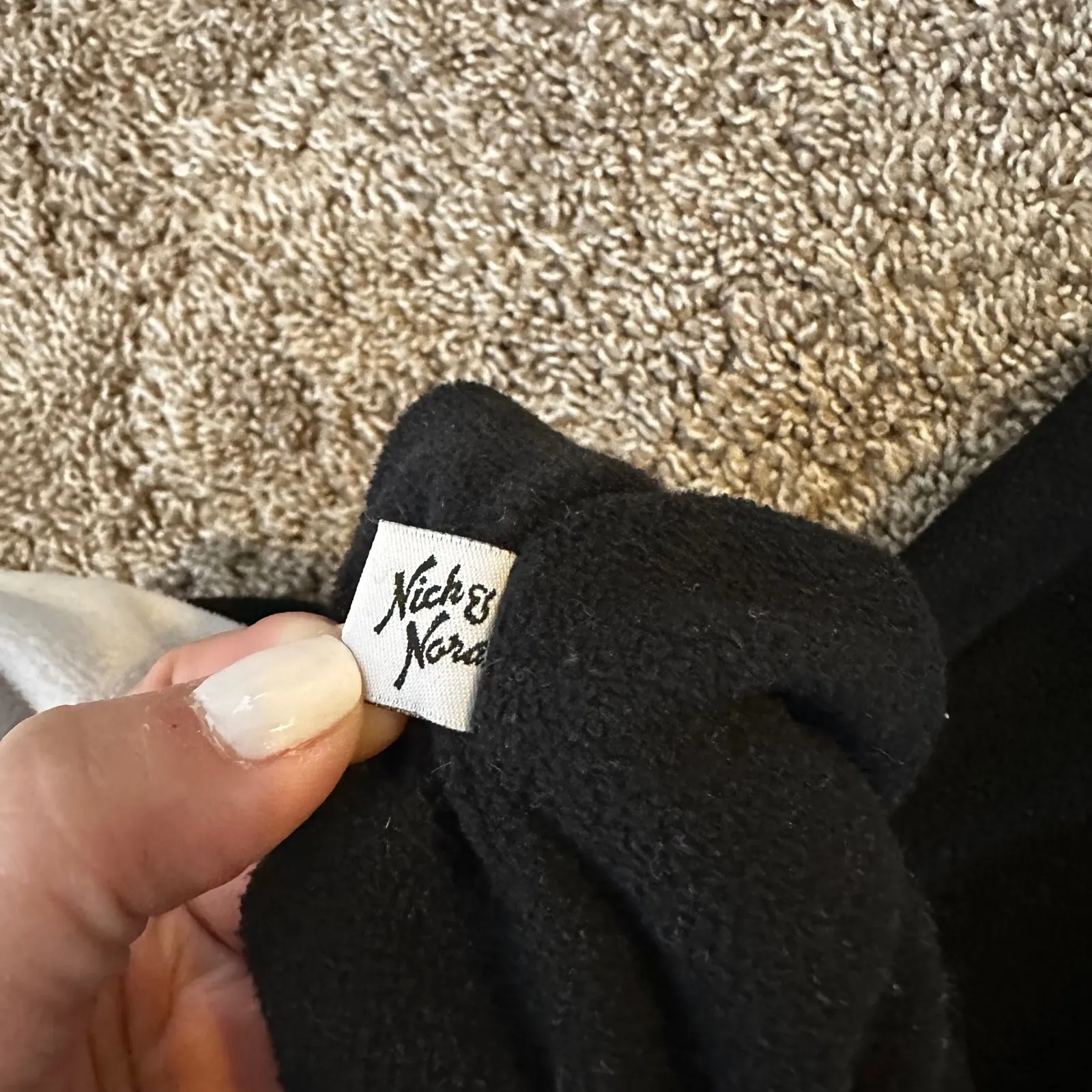 Nick & Nora Sleepwear Penguin Fleece Footed Pajamas Jumpsuit Women's Small Black - Image 6