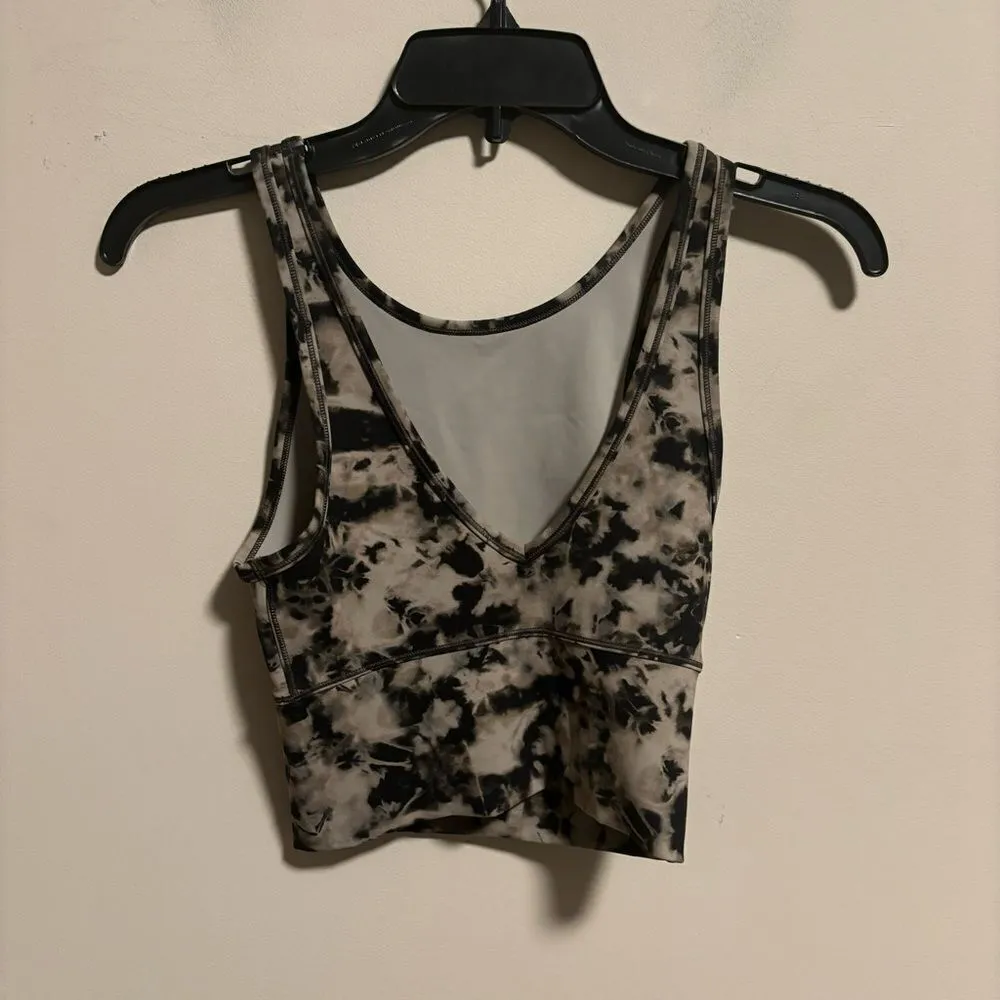 Lululemon Power Pivot Tank *Everlux Dispersed Light Raw Linen Multi- Size 2 - Image 2