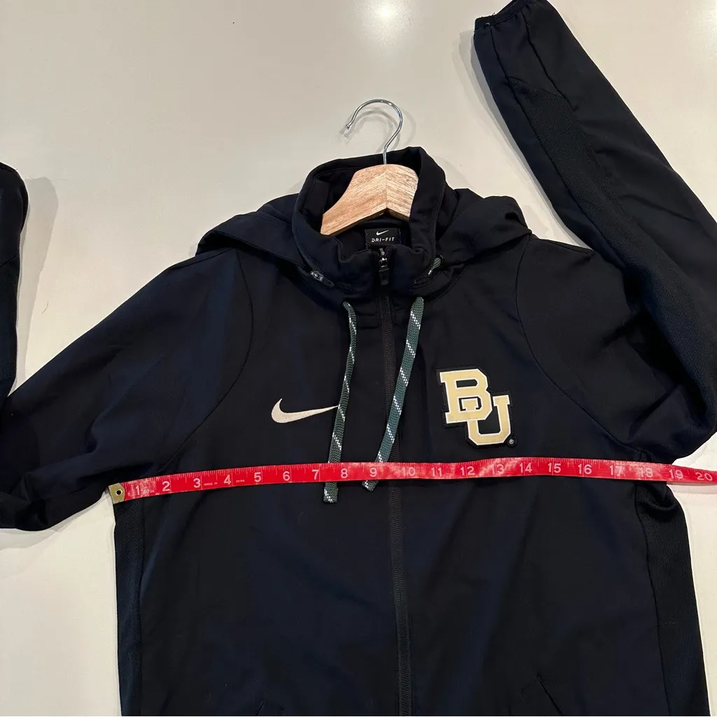 Nike‎ Baylor Windbreaker Zip Up Jacket Size Small - Image 3