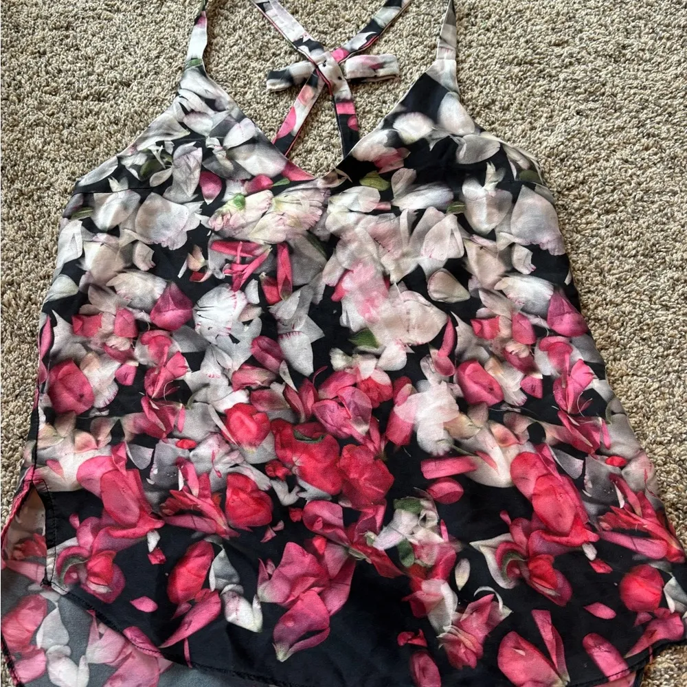 100% Silk Racerback Bow Tank - Image 6